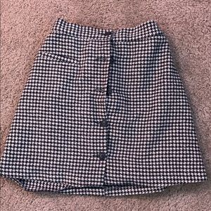 plaid skirt